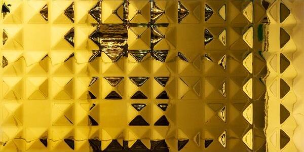 Dekor Nubila conve gold mirror 30x60cm Ceramstic