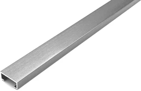 Listwa aluminiowa silver brushed 2x2,44cm Egen