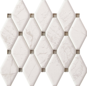 Mozaika graniti white 29,8x27cm Tubądzin