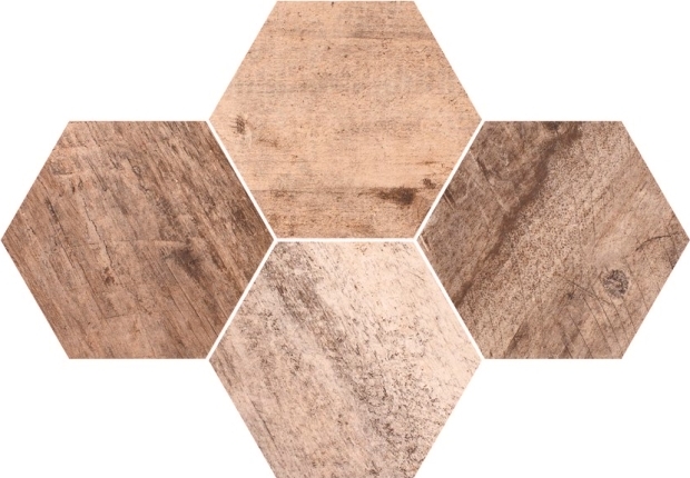 Mozaika Timber mix heksagon 28,3x40,8cm Stargres