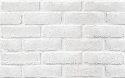 Evide white brick 25x40cm Cersanit